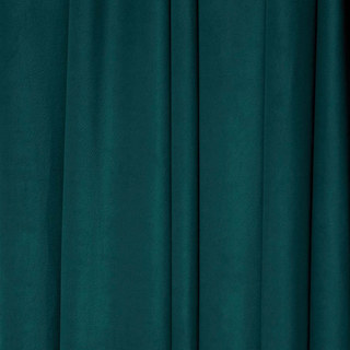 Fine Teal Green Velvet Curtain 2