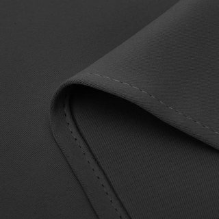 Malibu Waterproof Blackout Twill Dark Gray Outdoor Curtain