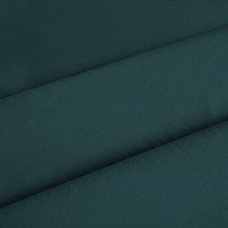 Double Plush Sea Blue Chenille Blackout Curtain